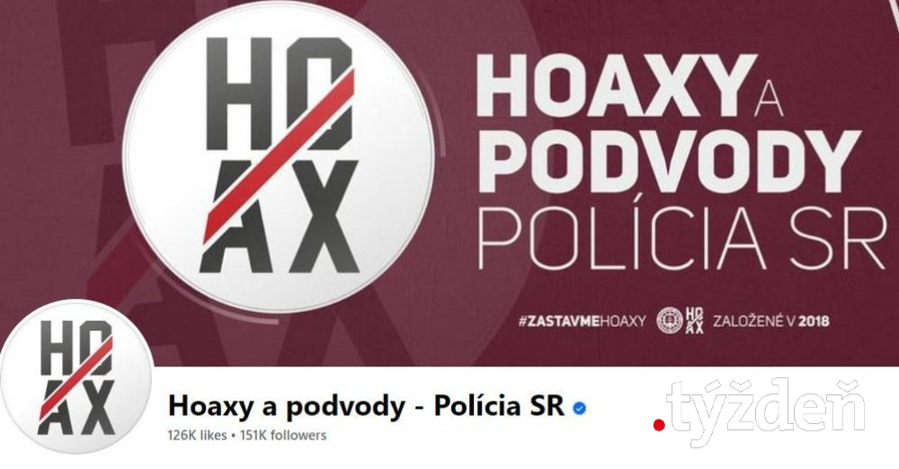 Can you still trust the police website Hoaxes and frauds?  Eštok gave it to the liar  Meme/hoax |  .a week