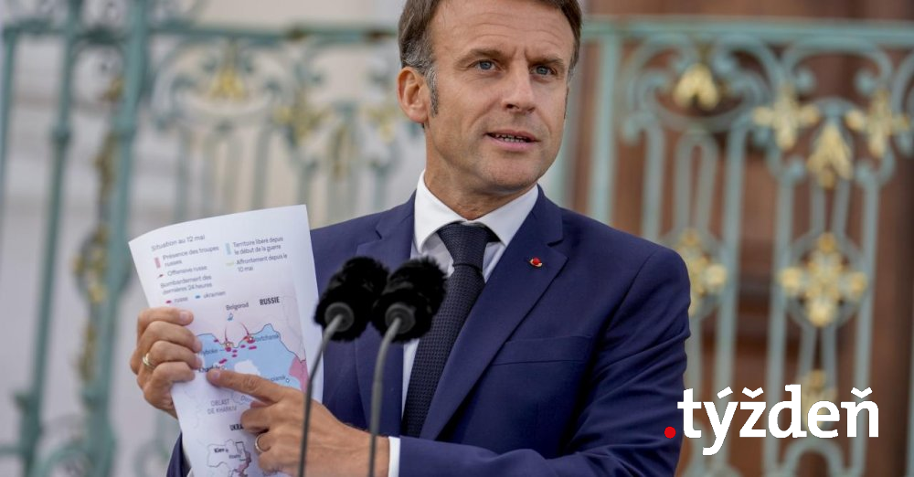 Macron podporuje právo Ukrajiny udrieť na vojenské ciele v Rusku