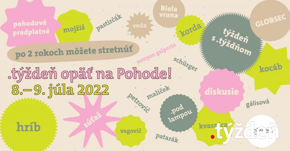 .týždeň na Pohode 25: Nabitý program, silné osobnosti