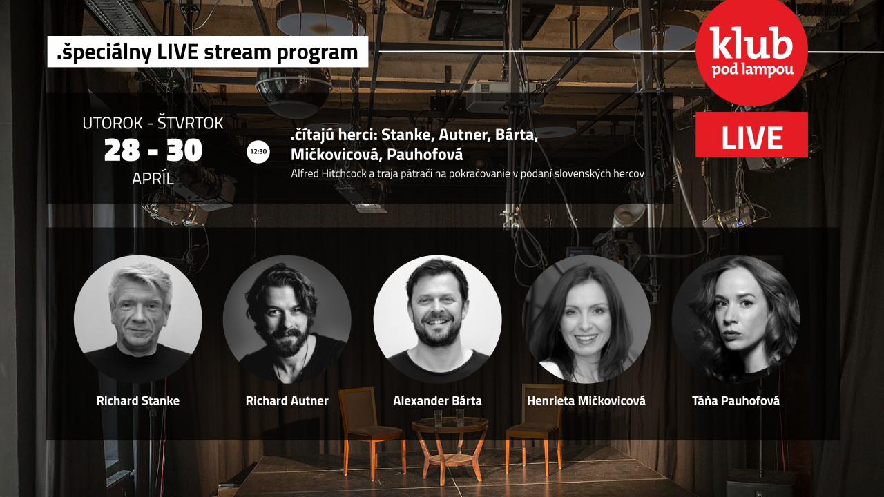LIVE čítanie: Traja pátrači