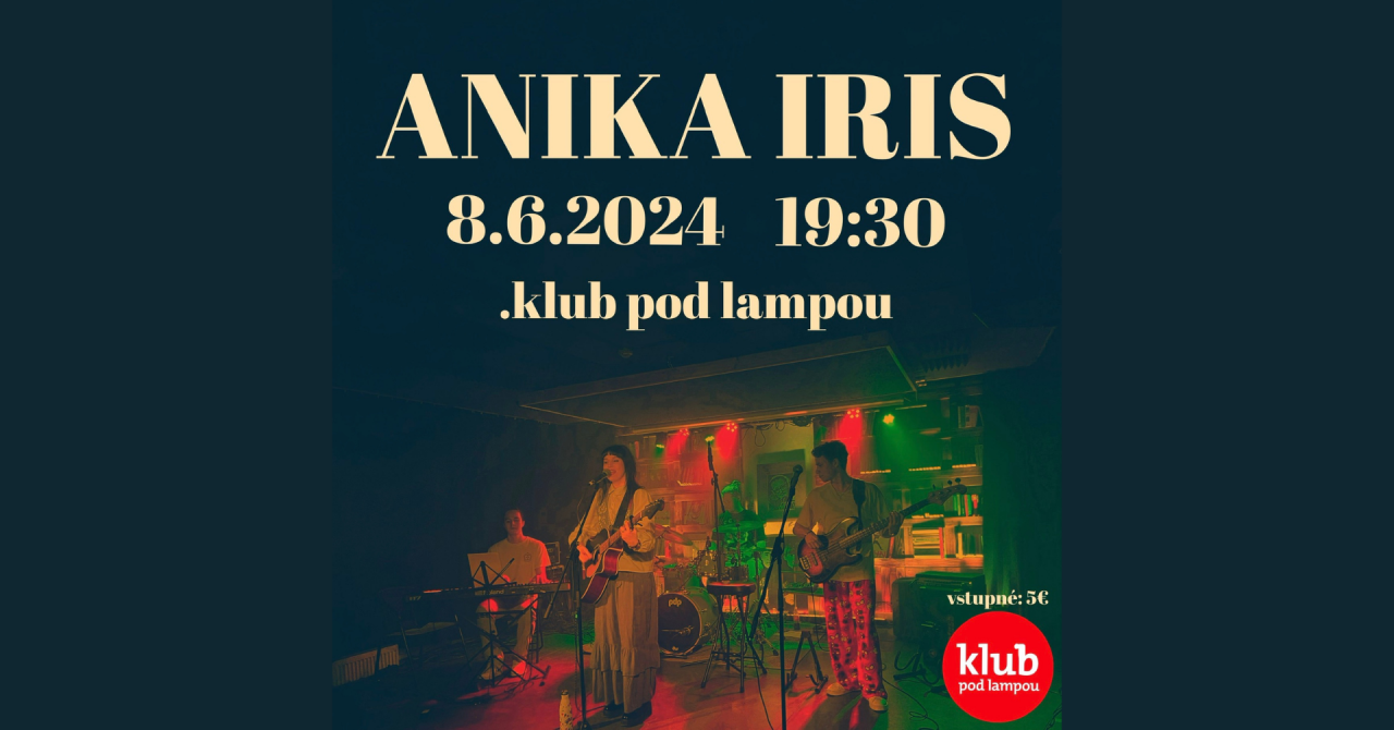 Anika Iris v .klube pod lampou