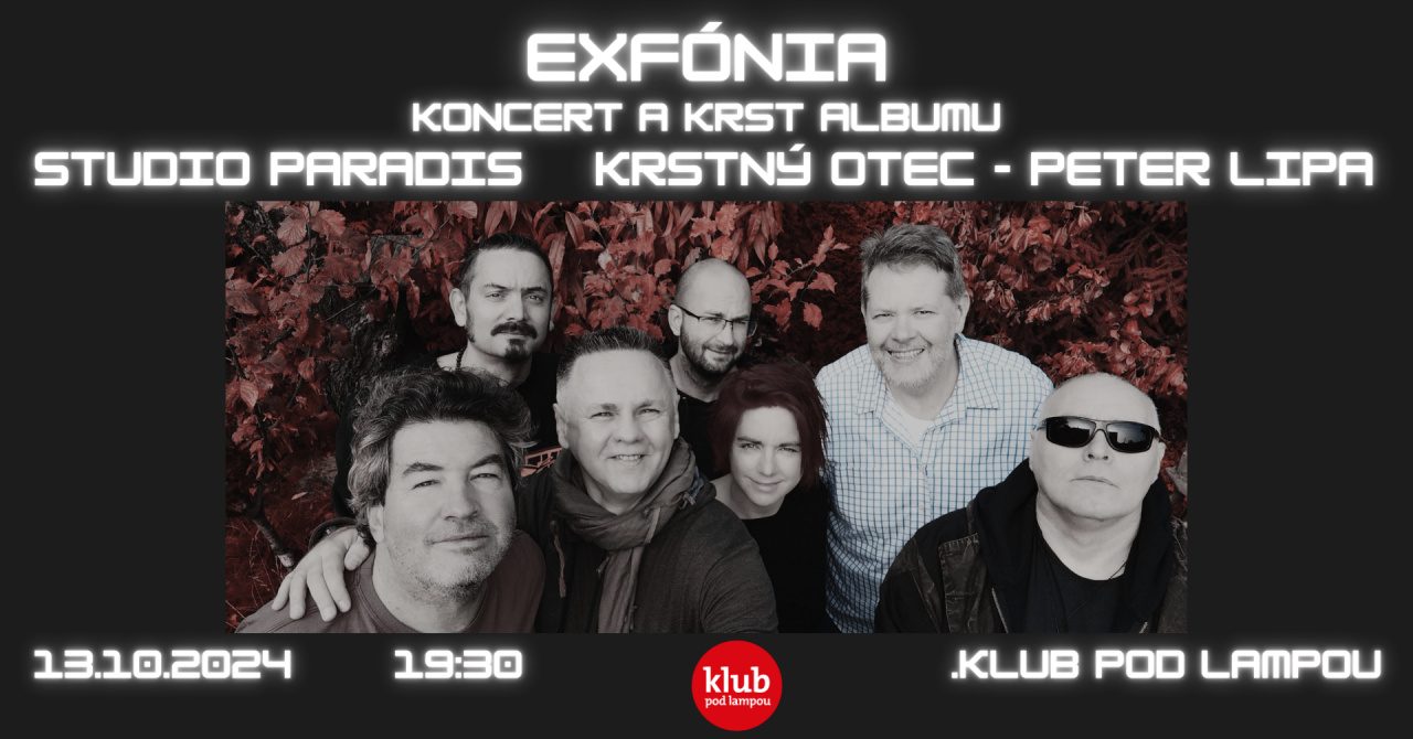 Koncert a krst albumu skupiny Exfónia v .klube pod lampou