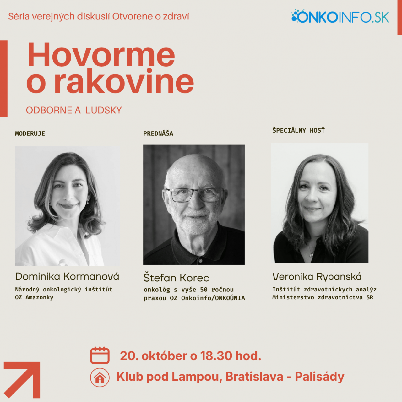 Hovorme o rakovine s onkológom Štefanom Korcom
