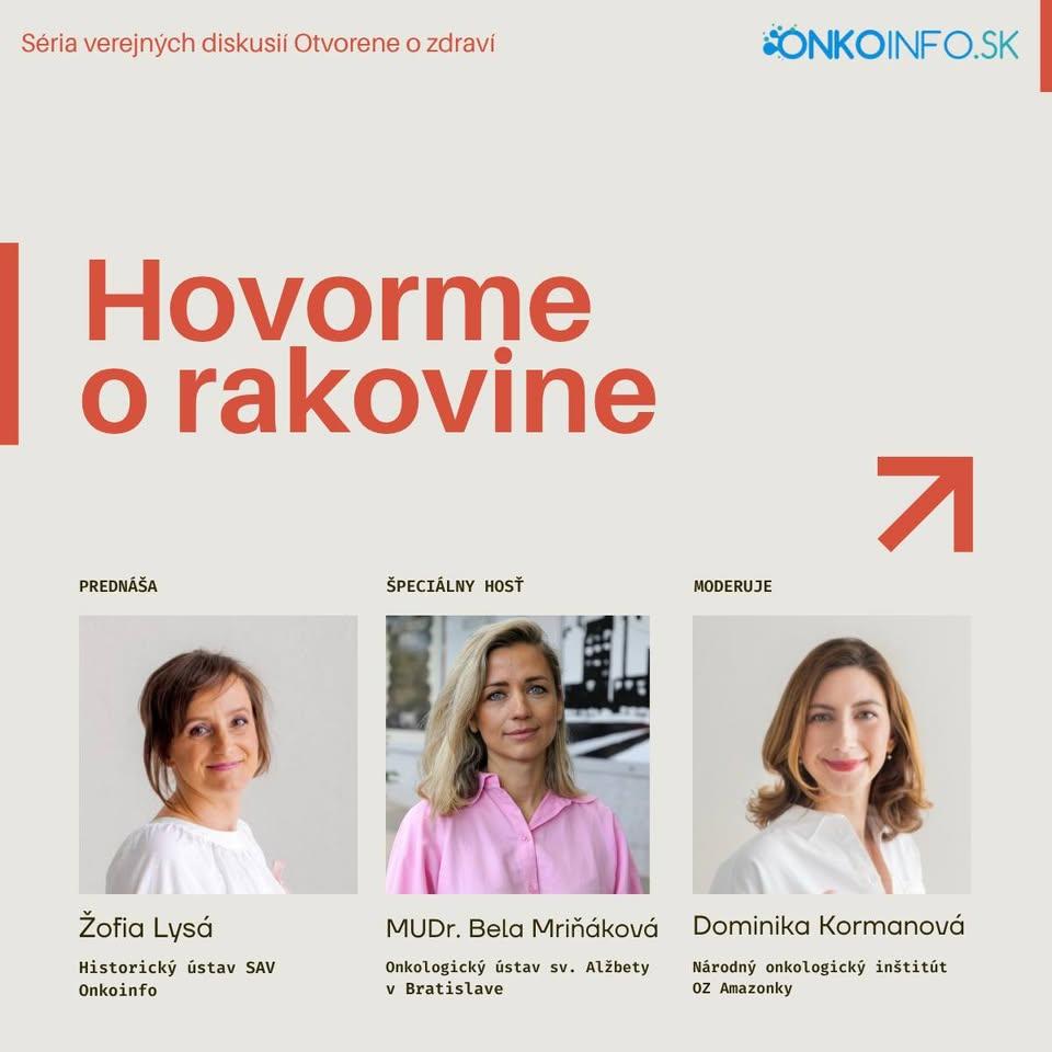 Hovorme o rakovine - diskusia
