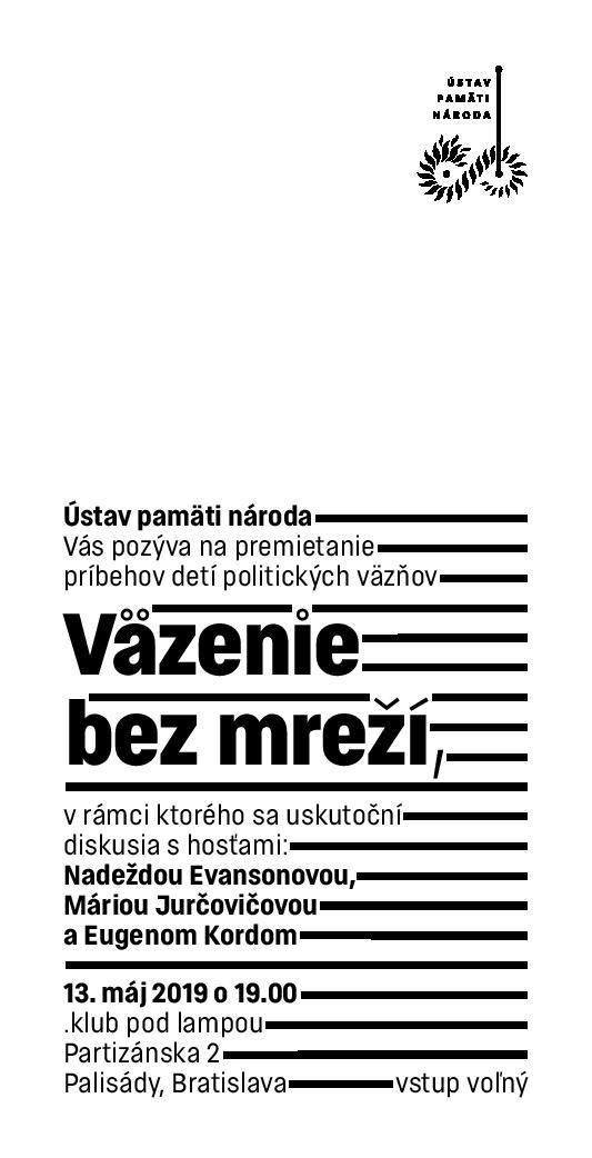 Väzenie bez mreží - príbehy detí politických väzňov