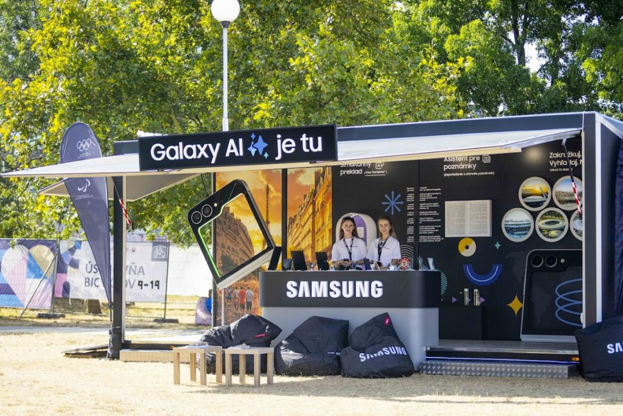 Zažite olympijskú horúčku na Kuchajde a vychutnajte si inovatívne zážitky s Galaxy AI v Samsung experience zóne