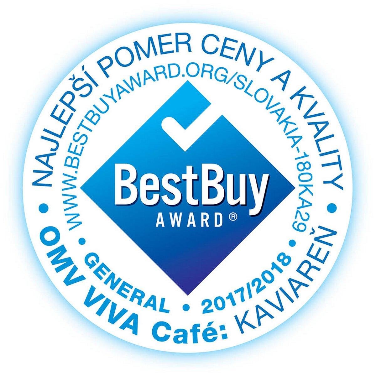 Kaviarne VIVA CAFE získali ocenenie Best Buy Award