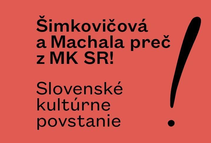 Slovenské kultúrne povstanie — štafetový protest na obranu kultúry už dnes