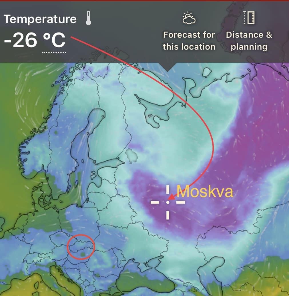 Dáta bez pátosu: Mapa dňa – teplota v Európe až po Ural