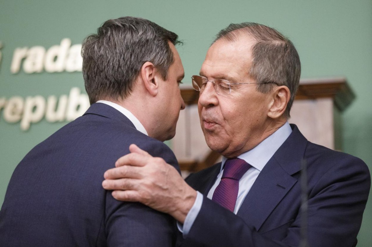 Šéf ruskej diplomacie Sergej Lavrov sa stretol s Andrejom Dankom