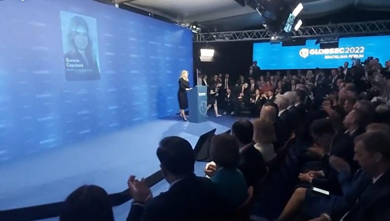 Ruský režim bojuje proti hodnotám, uviedla prezidentka v otváracom prejave konferencie Globsec 