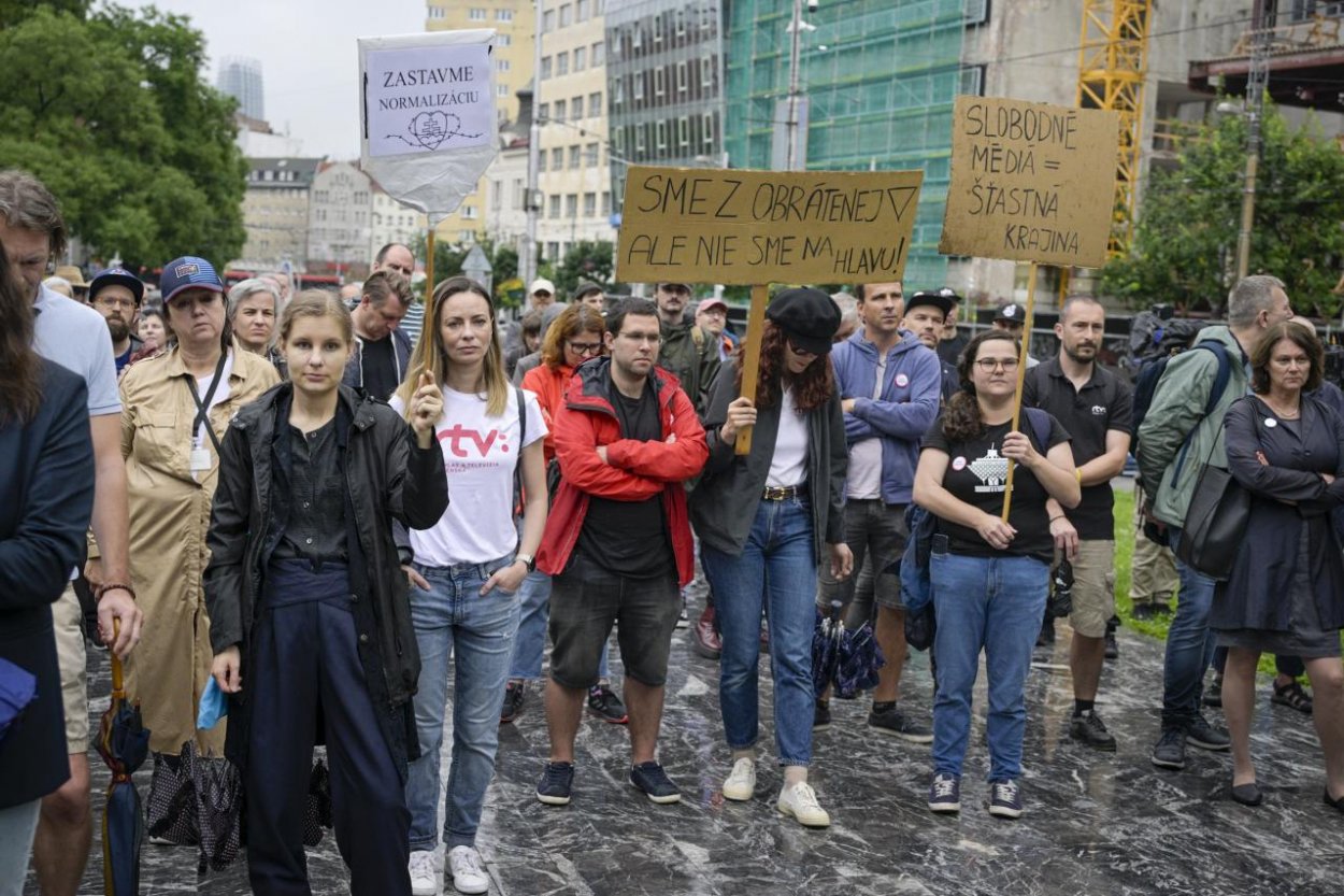 Časť zamestnancov RTVS opäť protestuje štrajkom proti chystaným zmenám