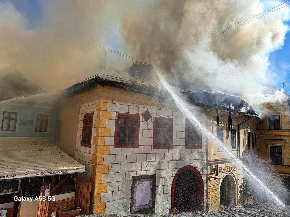 Rezort kultúry poskytne temer 4,2 milióna eur na odstraňovanie následkov požiaru v Banskej Štiavnici