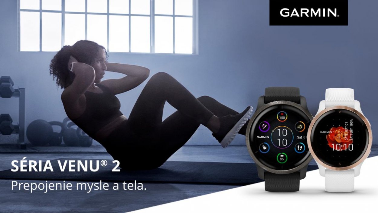 Zlepšite svoje zdravie a kondíciu s novou sériou GPS hodiniek Garmin Venu 2 
