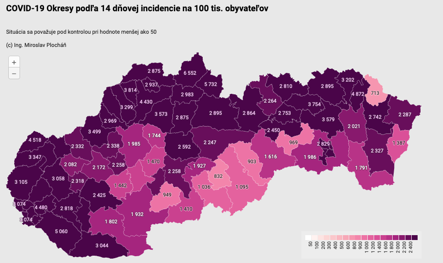 Dáta bez pátosu: Slovensko nie je jeden región, nebude mať jednu špičku