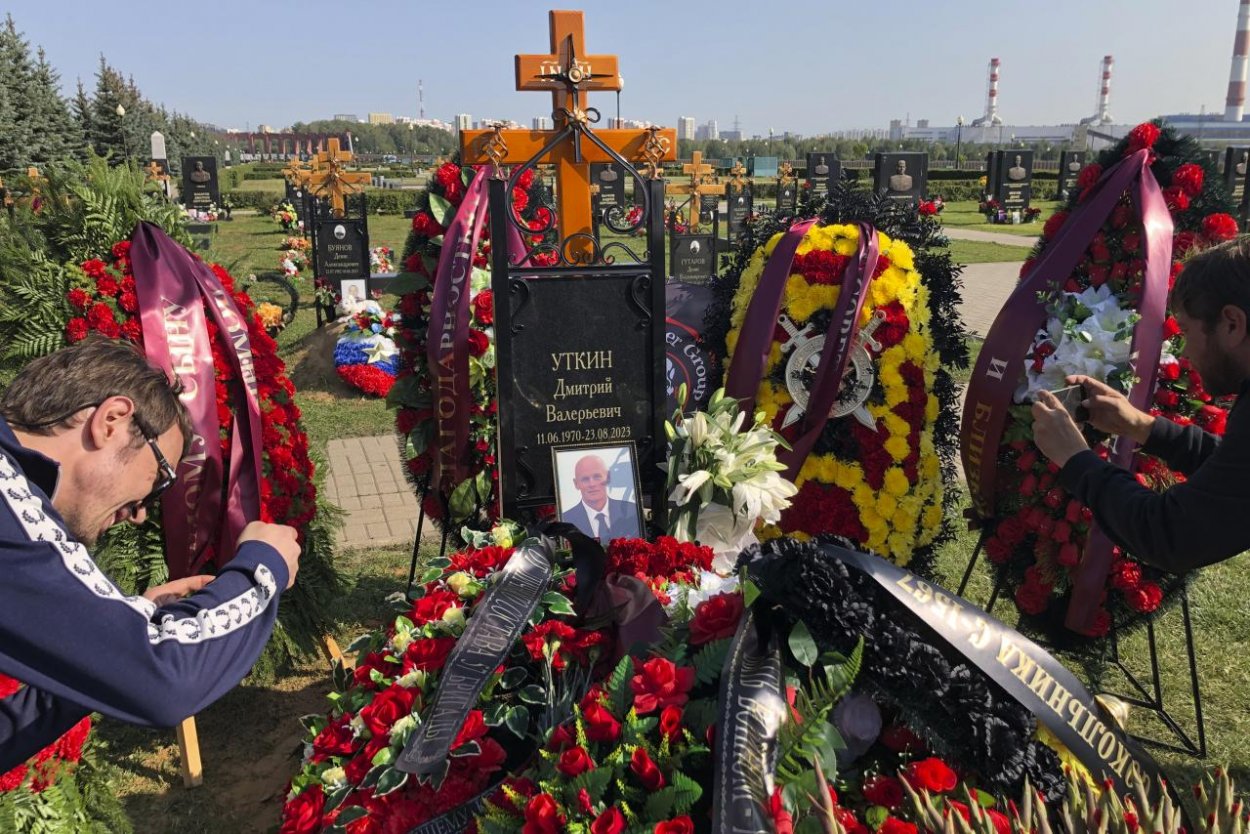 Spoluzakladateľa wagnerovcov Utkina pochovali na predmestí Moskvy
