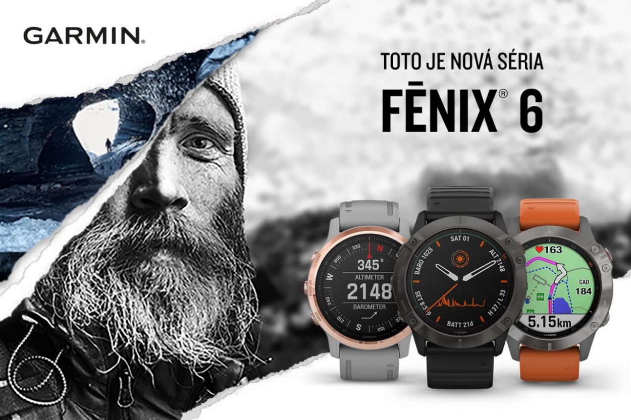 Fénix 6 je TU ! Nová séria legendárnych športových smart hodiniek