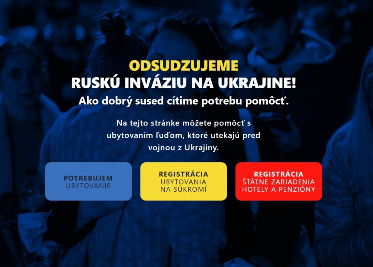 Ministerstvo dopravy spustilo web na rezerváciu ubytovania pre utečencov z Ukrajiny