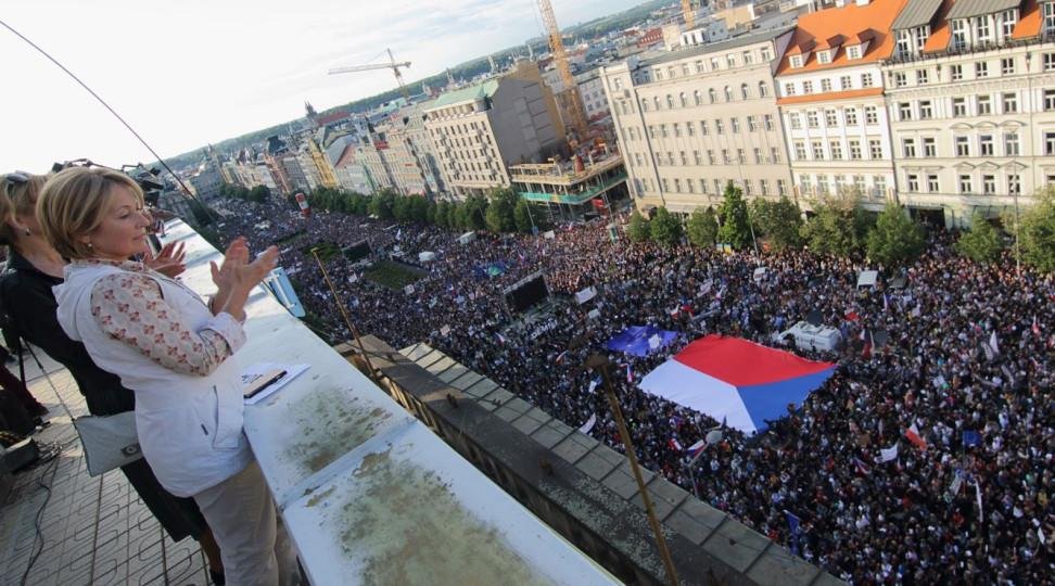 Na Václavském náměstí se očekává největší demonstrace od roku 1989