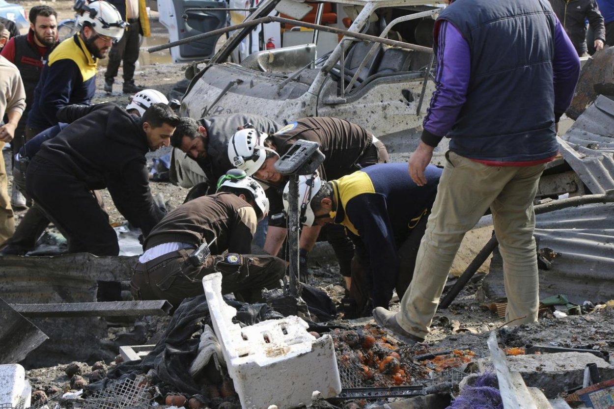Pri leteckom útoku v Sýrii zomrelo desať civilistov