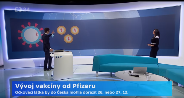 České video o koronavíruse sa stalo virálnym. Moderátor vysvetľuje, ako očkovanie funguje a čo sa deje v tele 
