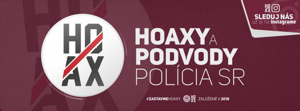 Informačná stránka Hoaxy a podvody – Polícia SR je dlhodobo najsledovanejšou v rámci Slovenska