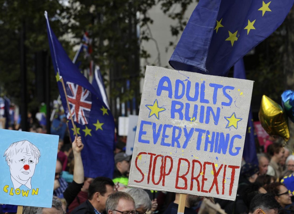 Za druhé referendum o brexite demonštrujú v Londýne desaťtisíce ľudí