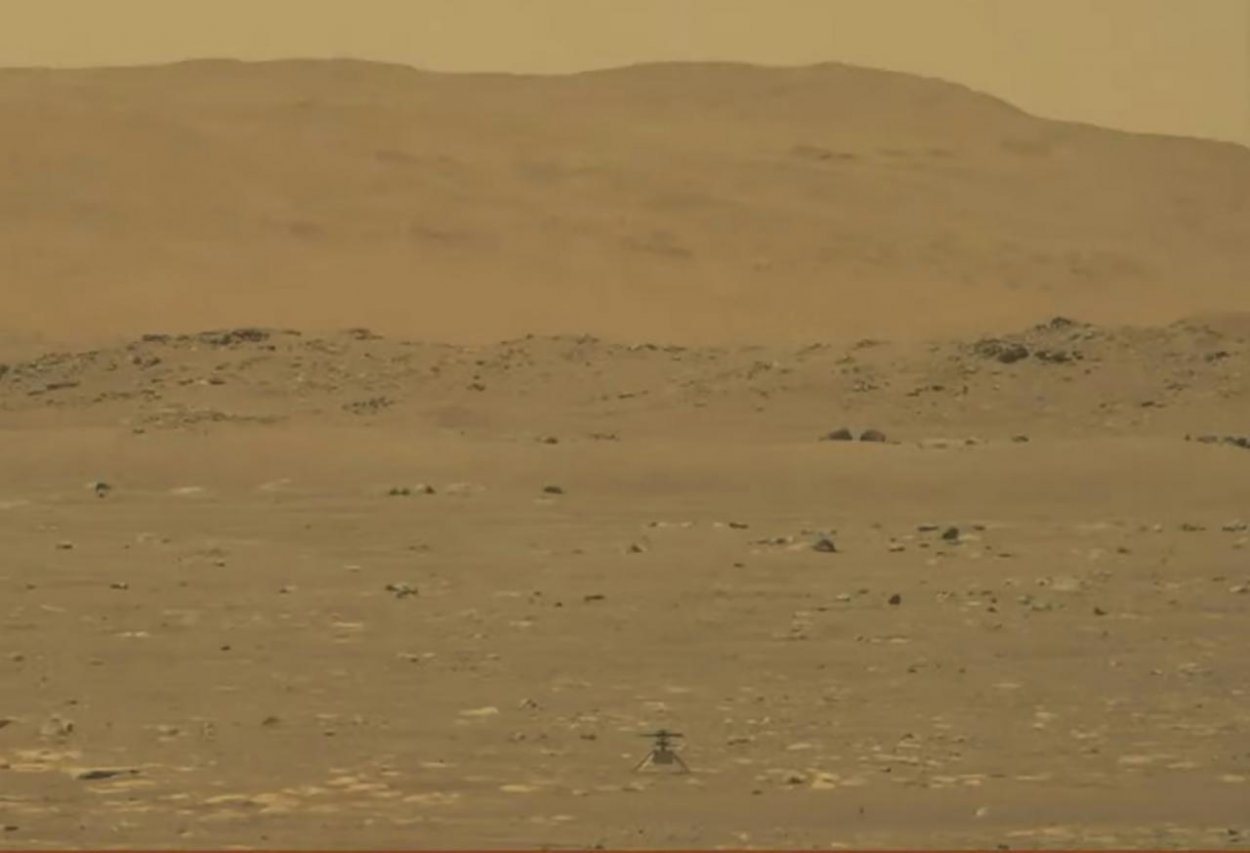 Vrtuľník NASA s názvom Ingenuity absolvoval prvý let na Marse (+ video)