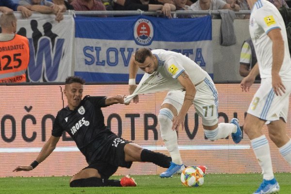 Slovan zdolal PAOK Solún gólom nedávno nenávideného hráča