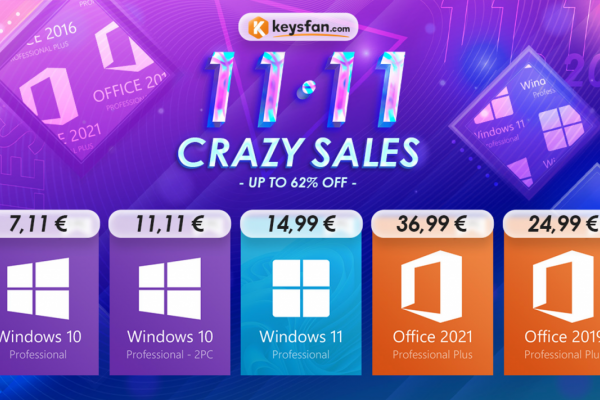 Získajte Windows 10 za 7,11 EUR a Office 2021 za 36.99 EUR