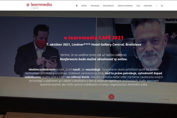 Konferencia o digitálnom vzdelávaní e-learnmedia CAFÉ 2021