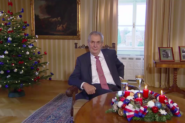 Miloš Zeman kritizoval vo vianočnom prejave „špionomániu“​​