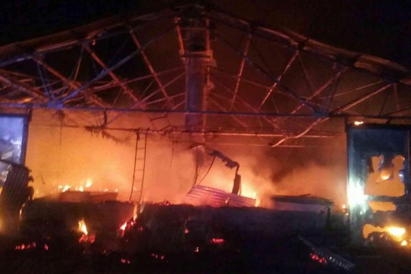 Hasiči zasahujú pri požiari v Nitre, zahynulo asi 6000 kusov hydiny