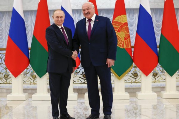 Putin a Lukašenko sa po stretnutí v Minsku vyhli zmienke o Ukrajine