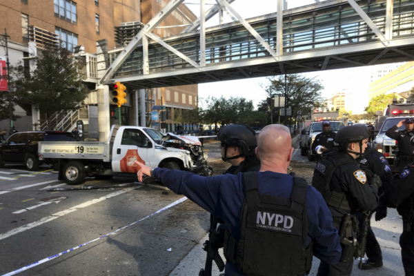 V New Yorku zabil vodič nákladného auta ôsmich ľudí