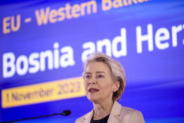 Šéfka Európskej komisie vyzvala Bosnu, aby napriek rozdielom postupovala ako jeden celok