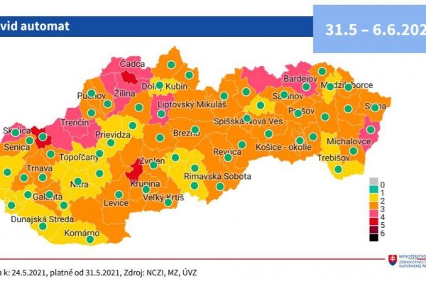 Slovensko sa od pondelka prefarbí na oranžovo-žltú. Prehľad najdôležitejších opatrení v praxi 