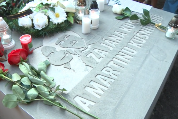 V Košiciach odhalili pamätník Kuciakovi a Kušnírovej
