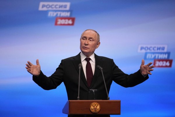 Putin vyhral voľby so ziskom 87,28 percenta hlasov