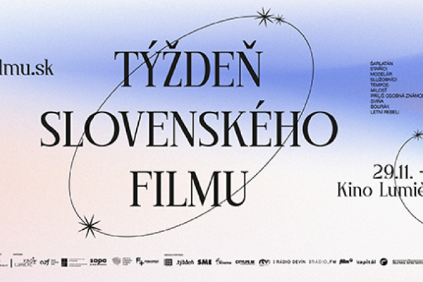Týždeň slovenského filmu sa uskutoční online, premietne filmy a bude diskutovať o kinematografii