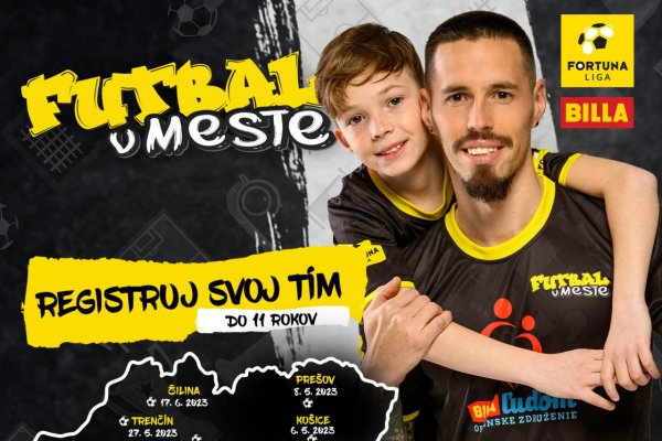 Marek Hamšík: Viac emócií a radosti! BILLA štartuje už štvrtý ročník projektu Futbal v meste