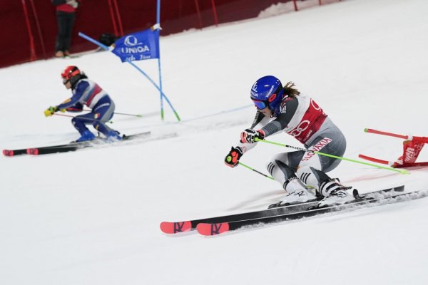 Petra Vlhová triumfovala v obrovskom paralelnom slalome. Vyhrala už tretíkrát za sebou