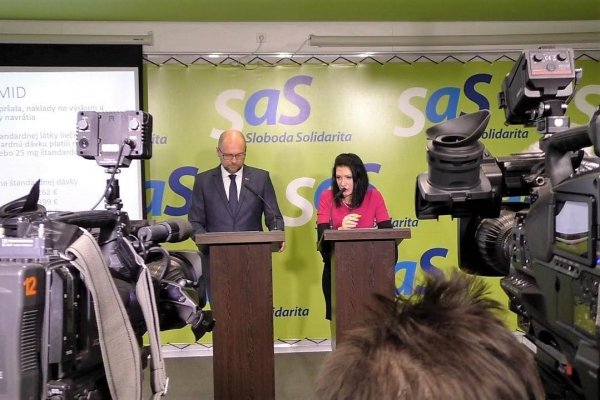 SaS chce, aby trestne stíhali ministerku zdravotníctva