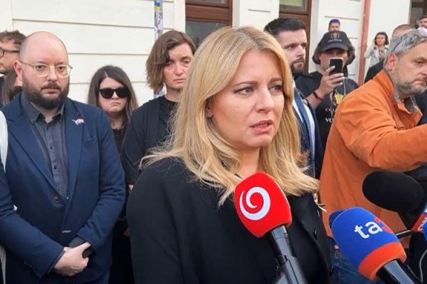 Prezidentka Zuzana Čaputová navštívila miesto vraždy pred podnikom Tepláreň