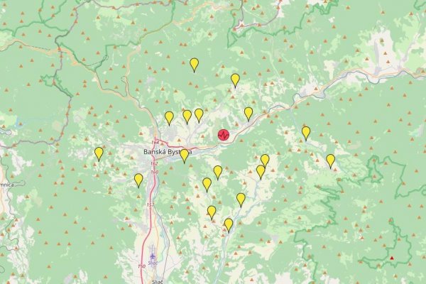 Stredajšie zemetrasenie malo epicentrum medzi Slovenskou Ľupčou a B. Bystricou