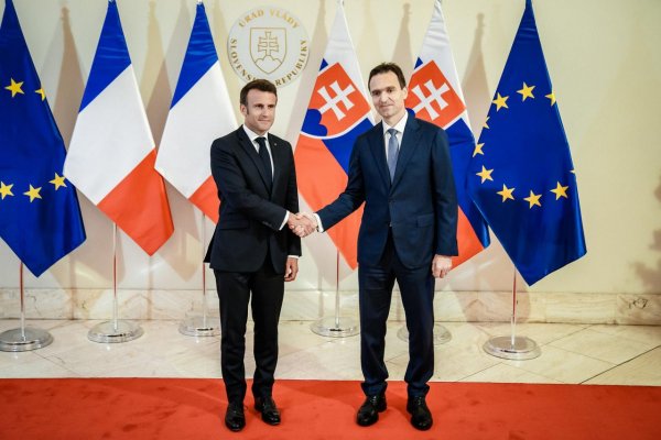 Francúzsko je dôležitým strategickým partnerom, vyhlásil Ódor po stretnutí s Macronom