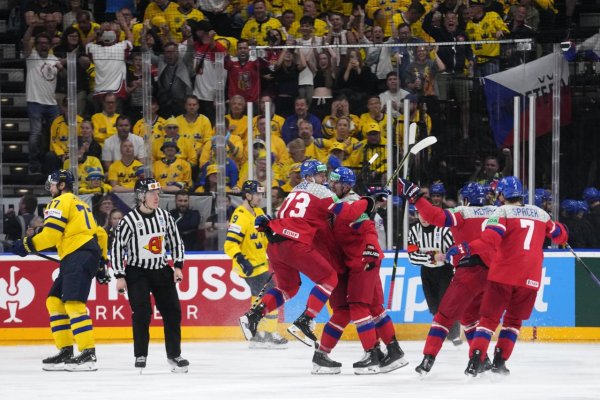 Česko postúpilo do finále majstrovstiev sveta, porazilo Švédsko 7:3