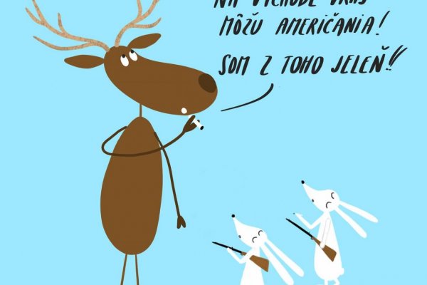 Rosie Naive Art: Z čoho je jeleň jeleň