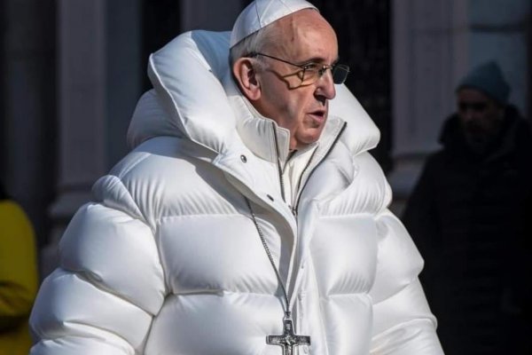 Kto odfotil pápeža v páperovej bunde?