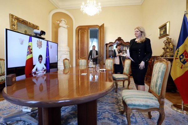 Prezidentka Čaputová sa rozprávala s prezidentkou Moldavska Sanduovou